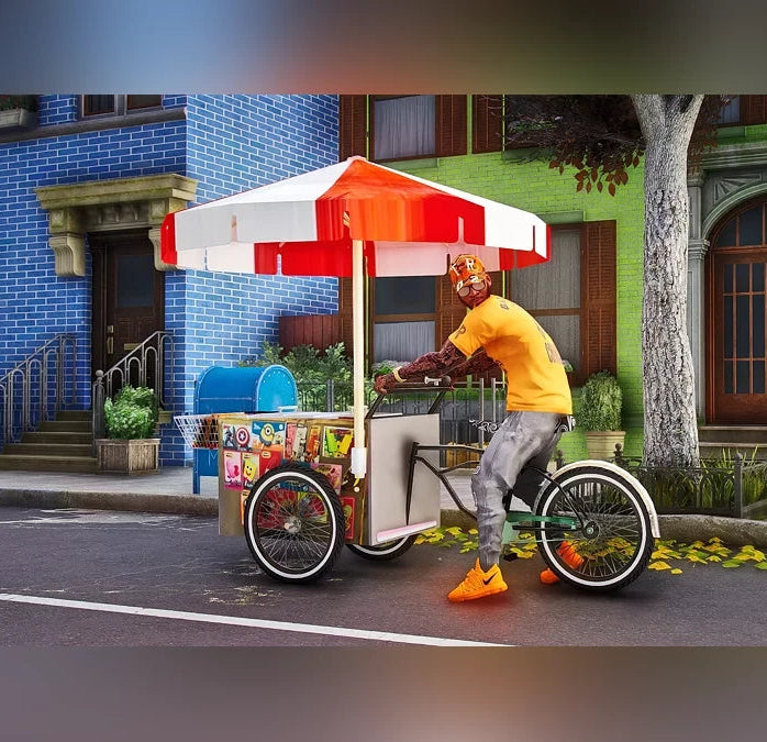 GTA 5 Mod ZZ Ice Cream Cycle [Add-On & FiveM]